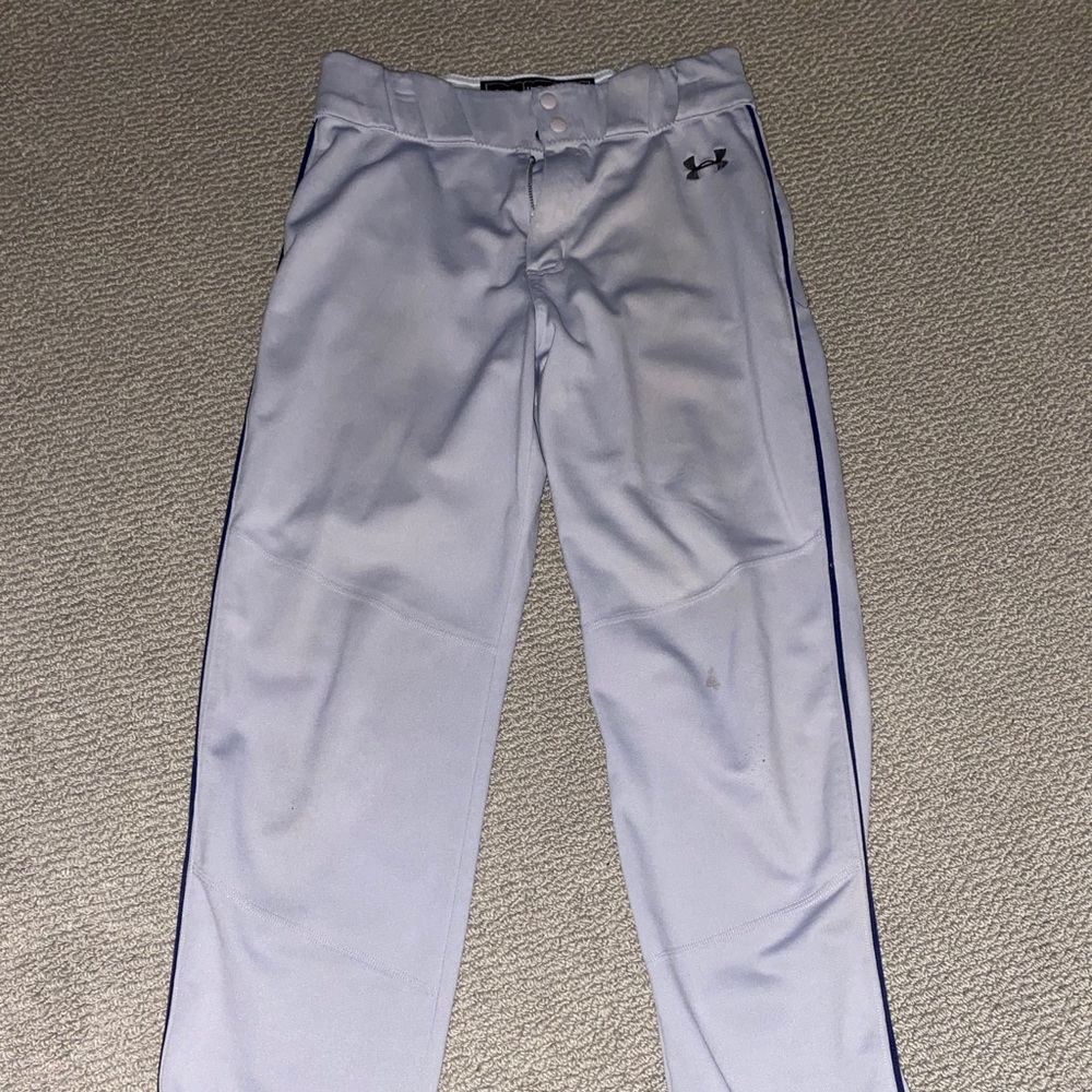 Under Amour Baseball Pants w/Navy Pinstripe